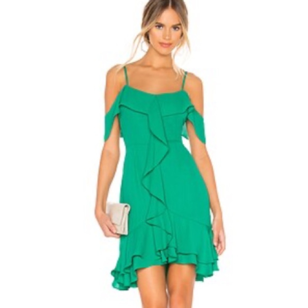 BB Dakota - cold shoulder flowy dress